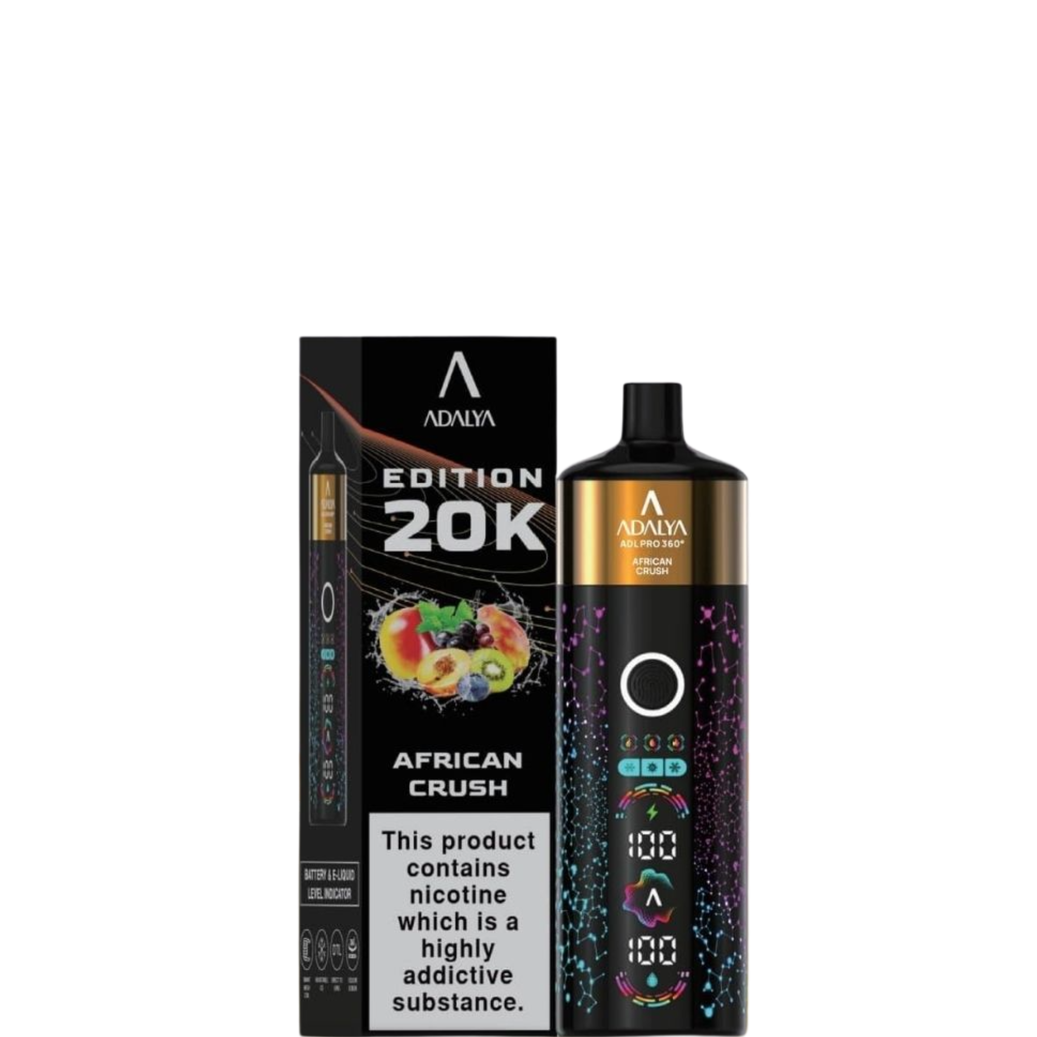 Adalya ADL Pro 360 e-papieros jednorazówki 20k 20000 buchów