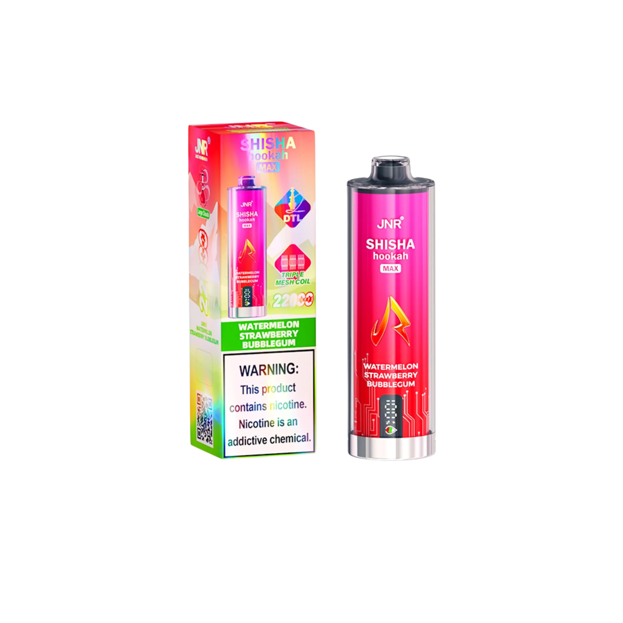 Jnr Shisha Hookah Max e-papieros jednorazówki 22k 22000 buchów